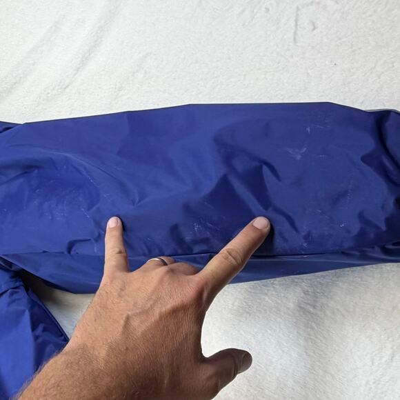 Vintage Old Navy Reversible Blue to Black 1/4 Zip Ski Snow Jacket Size Large - Picture 13 of 13